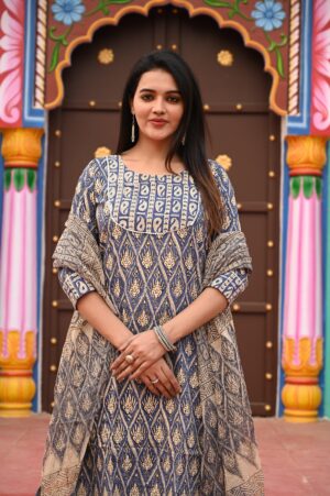 Bagru Print readymade dress - Image 16