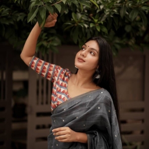 Linen Saree