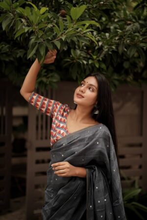 Linen Saree